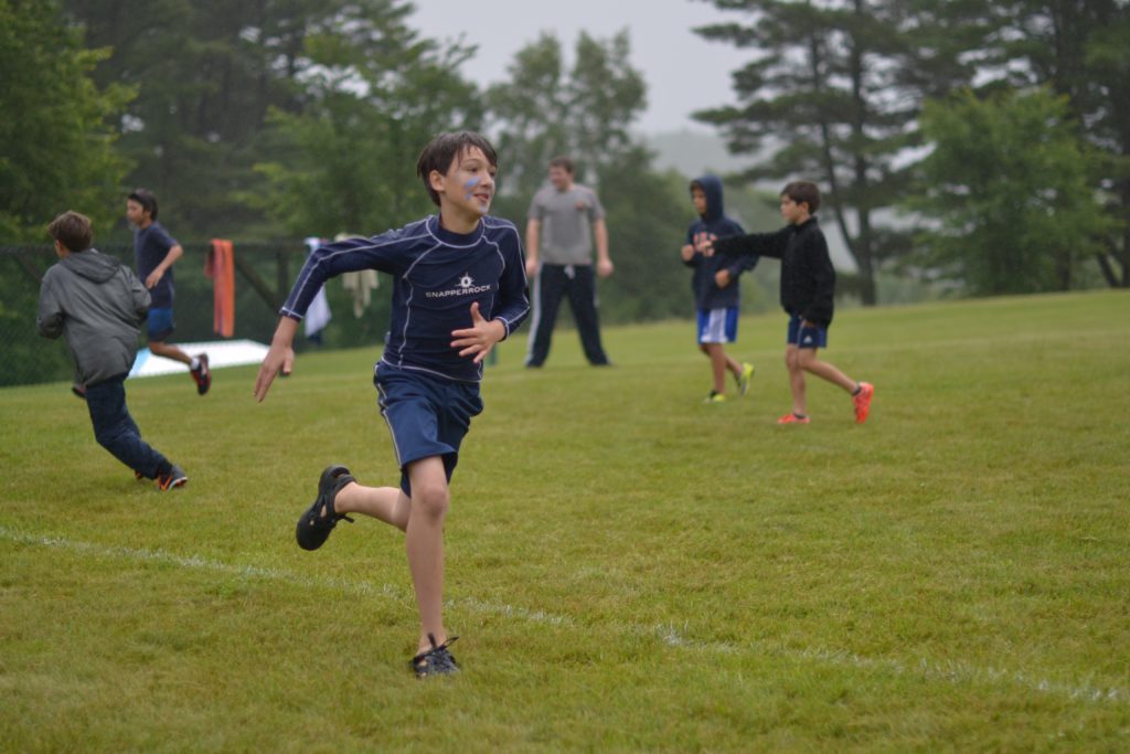 boys running around