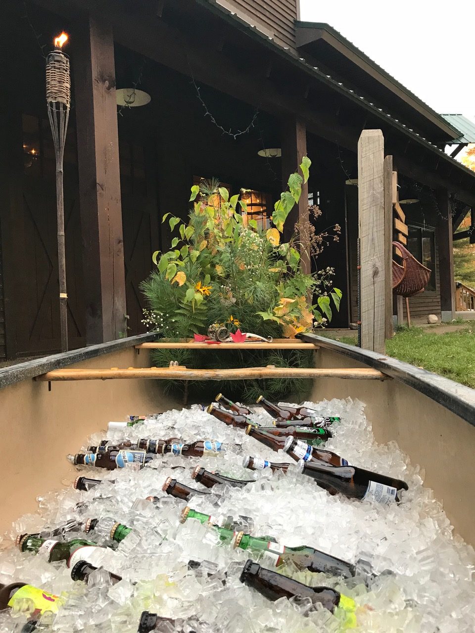 beer canoe!
